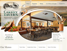 Tablet Screenshot of countrytavern.org